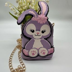 Bunny mini crossbody coin purse